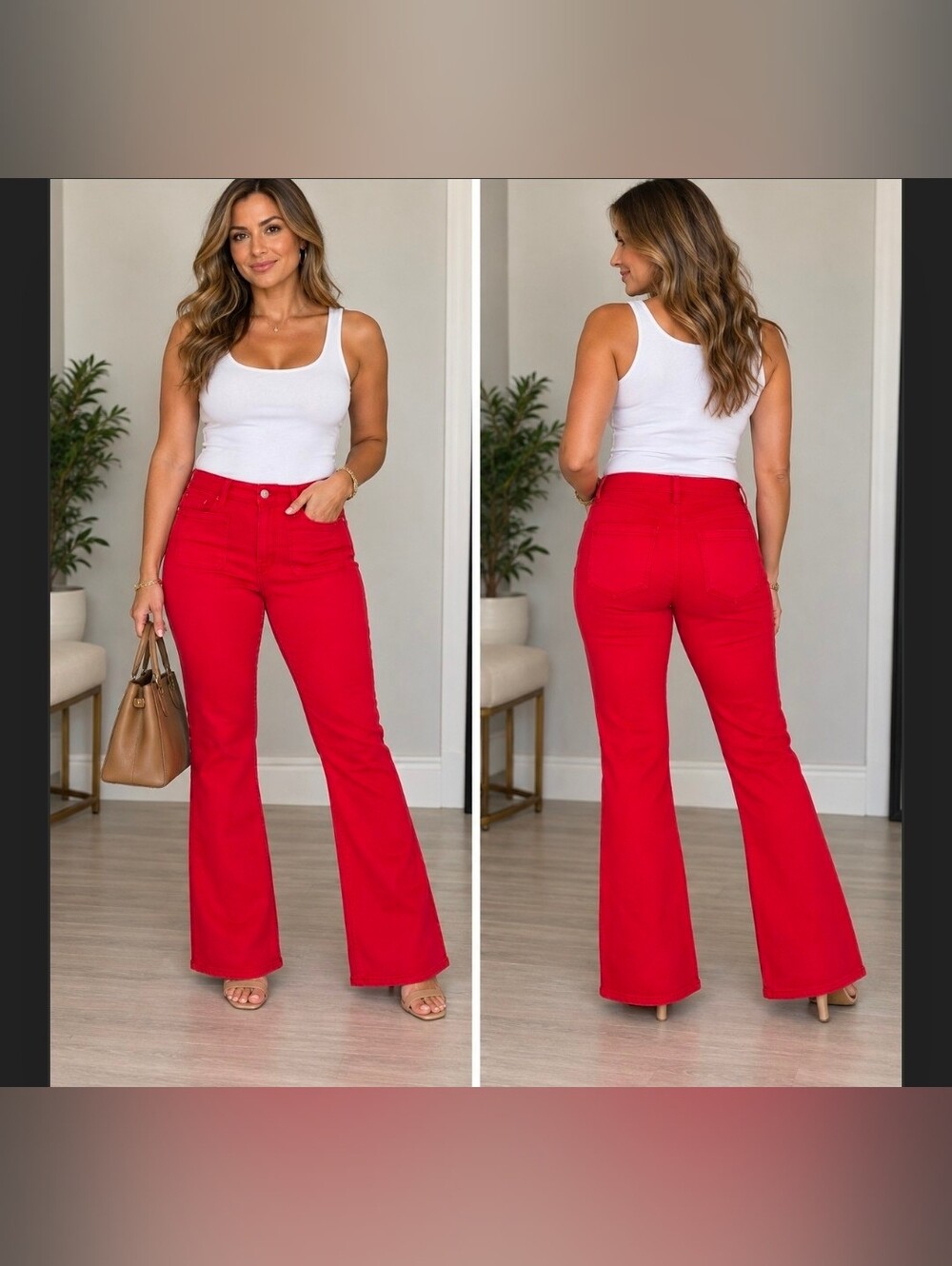 Gap Red Women's Flare Pants 30R